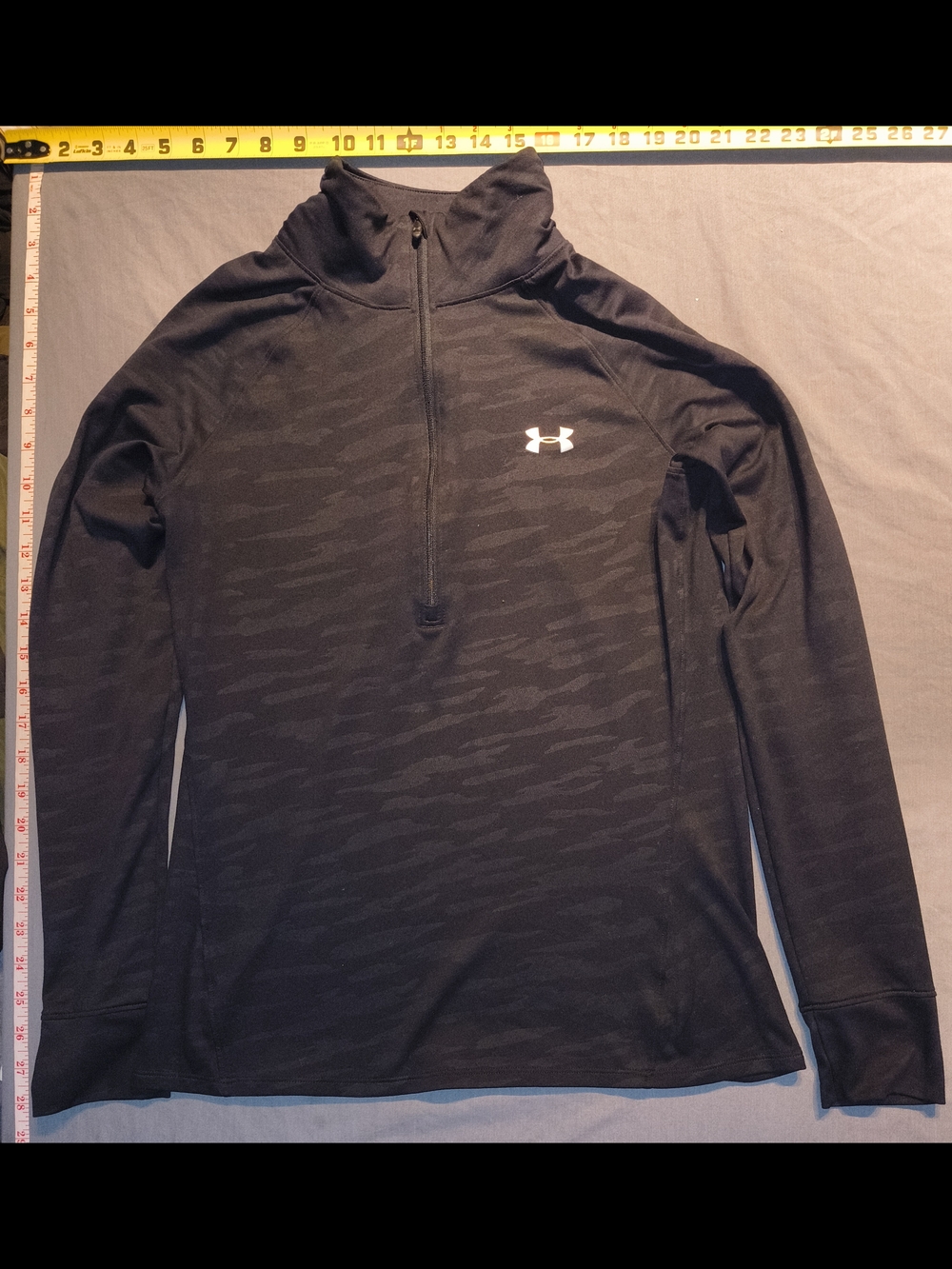 Under Armour Black Camo Half-Zip Hoodie